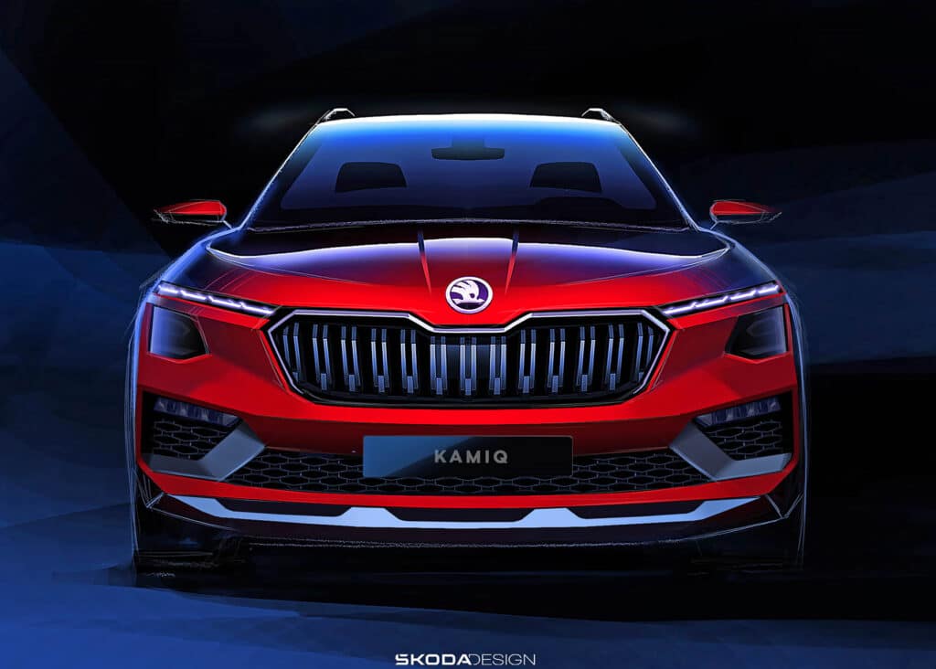 Modernizovaná Škoda Kamiq. Zdroj: Škoda