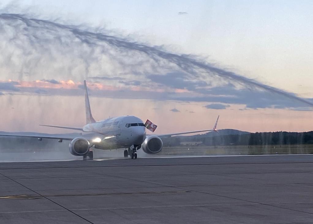 Letiště České Budějovice zahájilo provoz. Foto: letiště a Smartwings