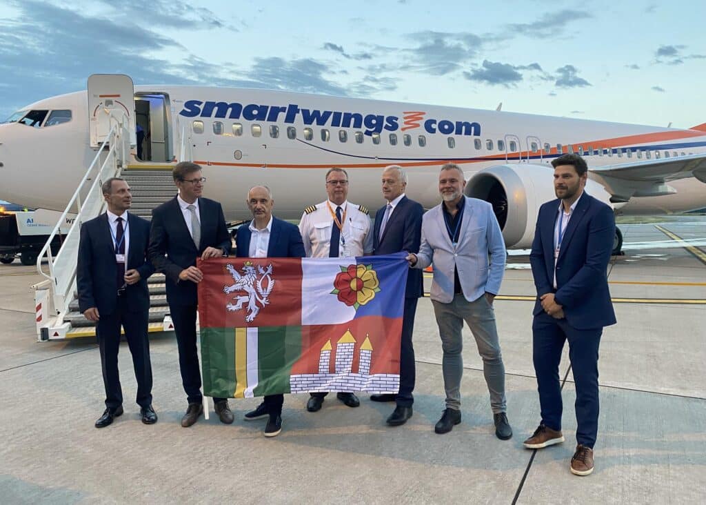 Letiště České Budějovice zahájilo provoz. Foto: letiště a Smartwings