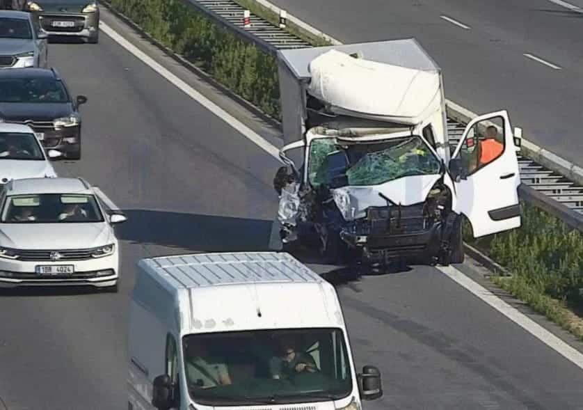 Další nehoda na 171. kilometru dálnice D1. Foto: ŘSD