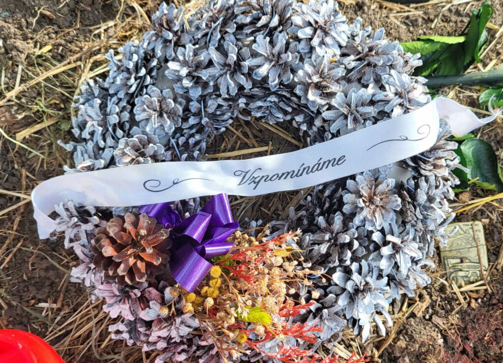 Pietní místo u tragické nehody poblíž obce Malobratřice. Foto: ČRzprávy.cz