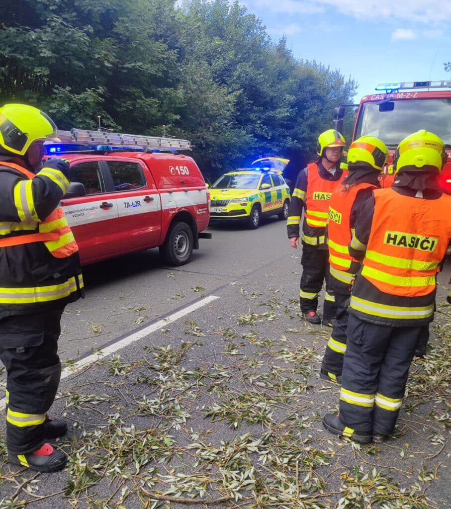 Tragická nehoda u Bratřejova na Zlínsku. Foto: ZZS