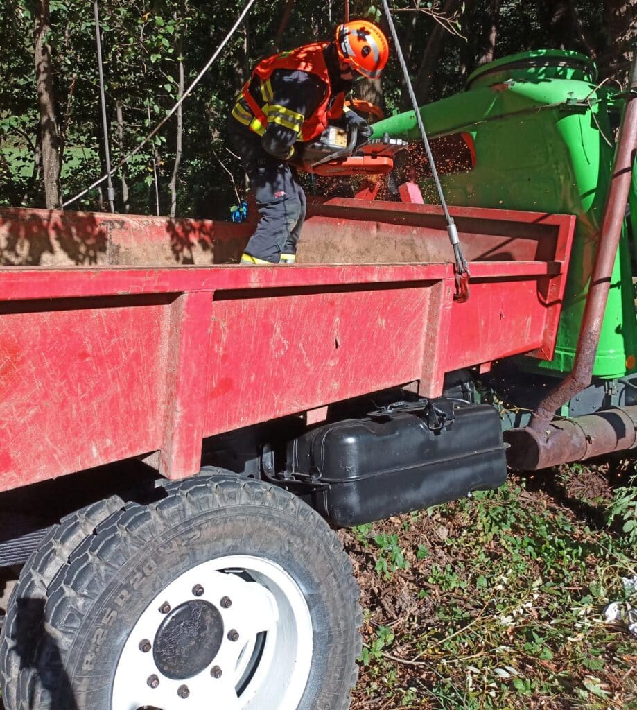 Tragická nehoda u Bratřejova na Zlínsku. Foto: HZS