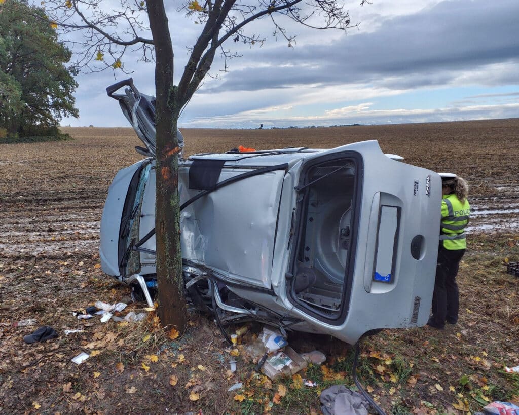 Tragická sobotní nehoda v Tisové na Orlickoústecku. Foto: HZS
