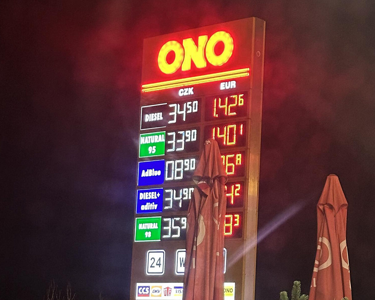 Tank ONO zlevnila Natural 95 na 33,90 Kč. Foto: ČRzprávy