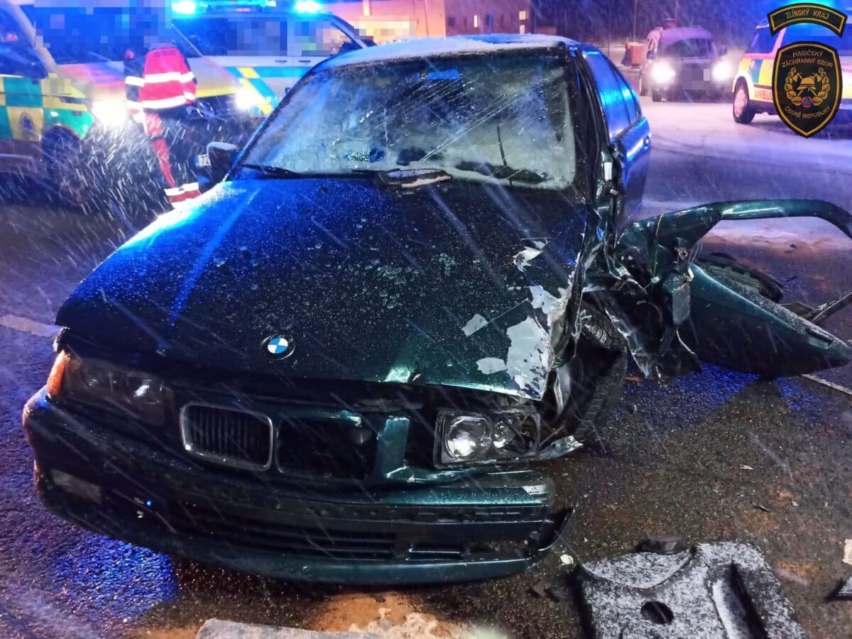 Velké množství nehod řešili hasiči na Zlínsku. Foto: HZS