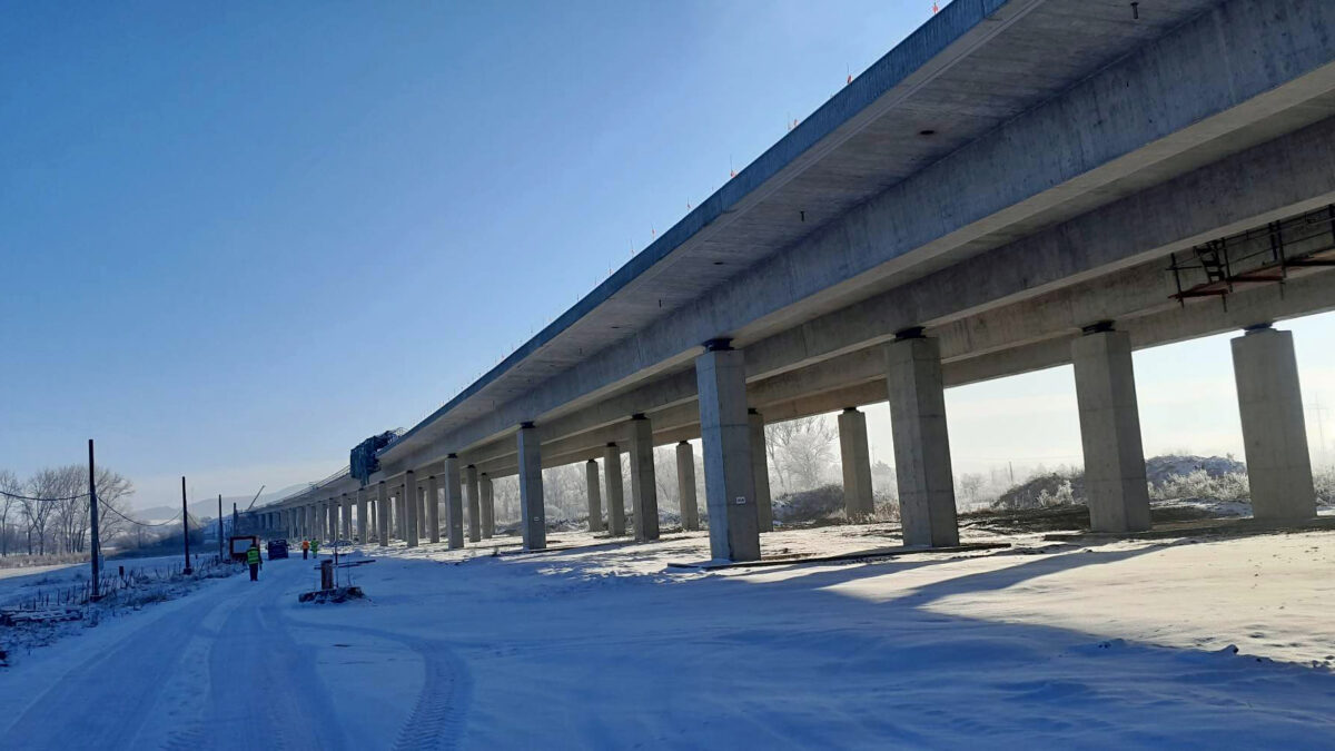 Most na dálnici D6 u Krupé na Rakovnicku. Foto: FB/Dálnice D6