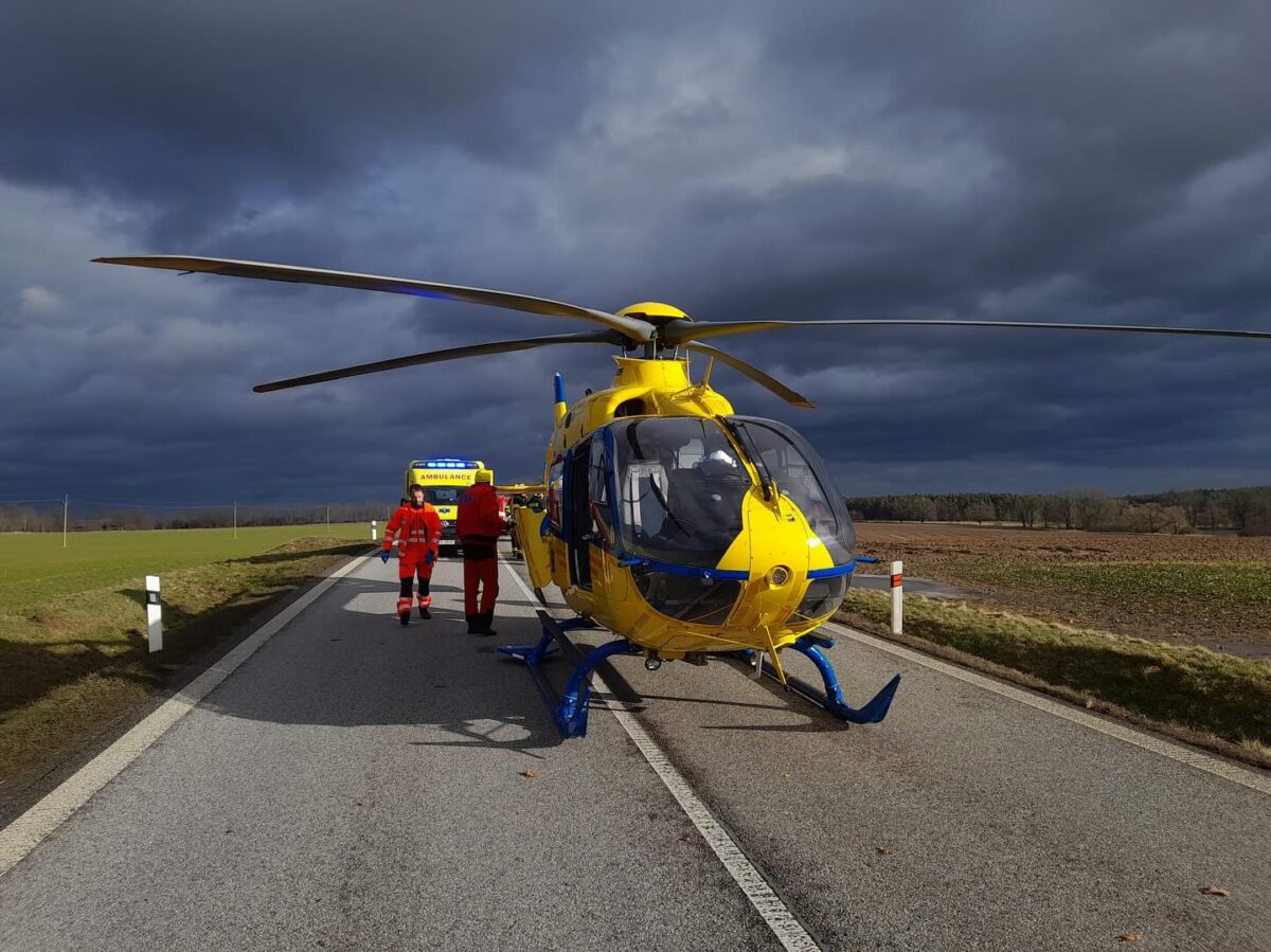 Tragická nehoda u Vranína. Foto: HZS