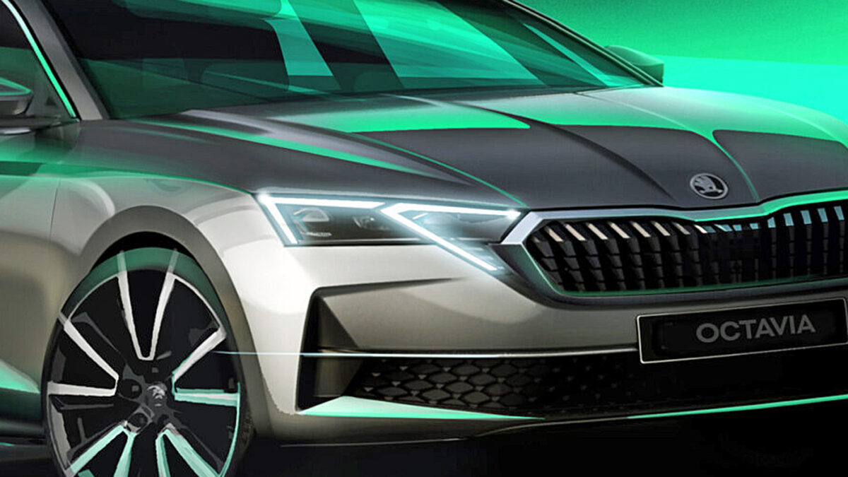 Nová světla budou protažená téměř až k nárazníku. I ten má upravenou podobu. Zdroj: Škoda