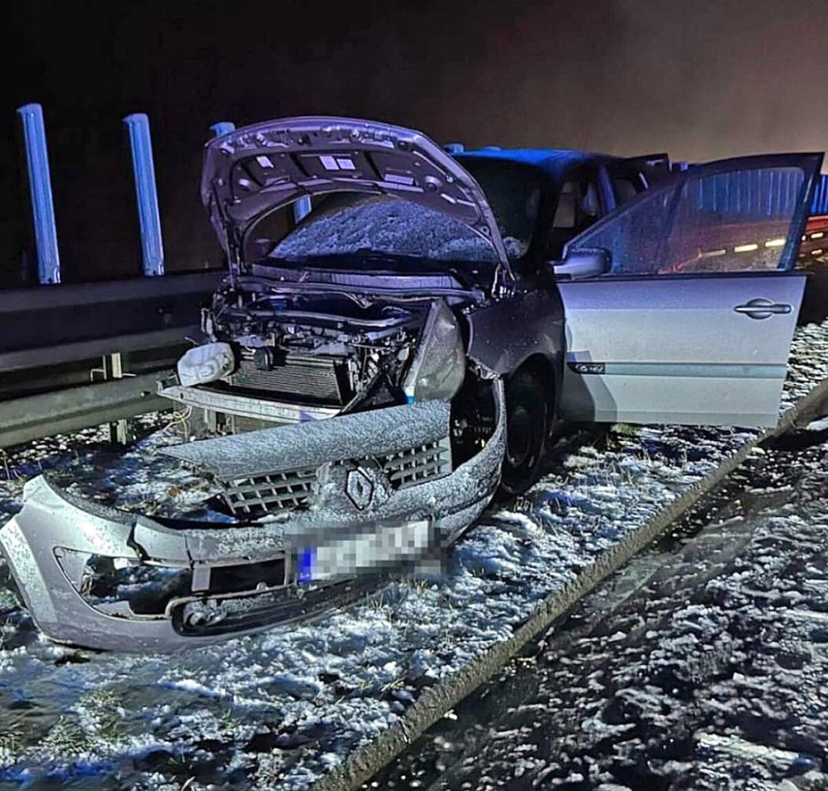 Marsell Bendig měl nehodu na dálnici. Foto: IG
