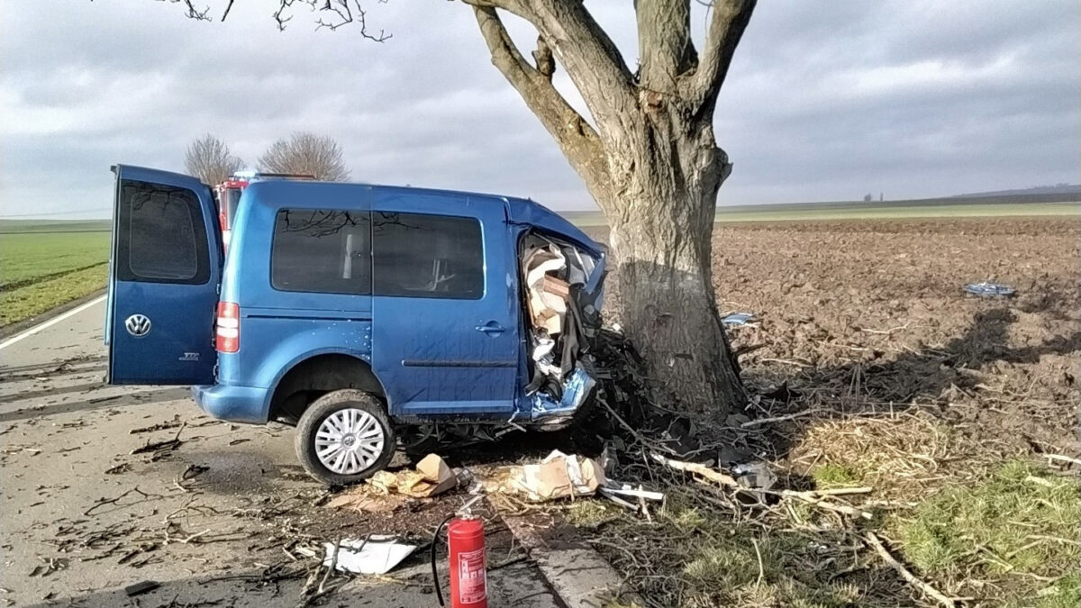 Tragická nehoda u Olšan. Foto: HZS