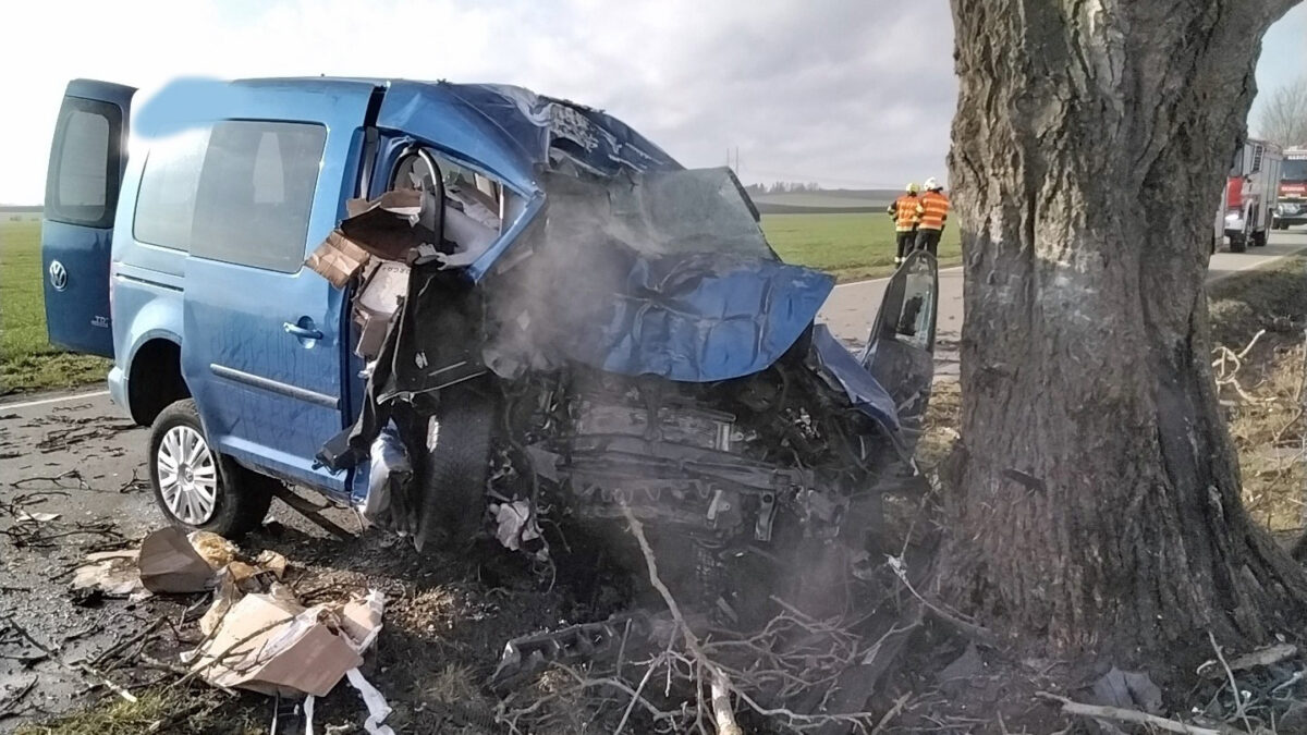 Tragická nehoda u Olšan. Foto: HZS