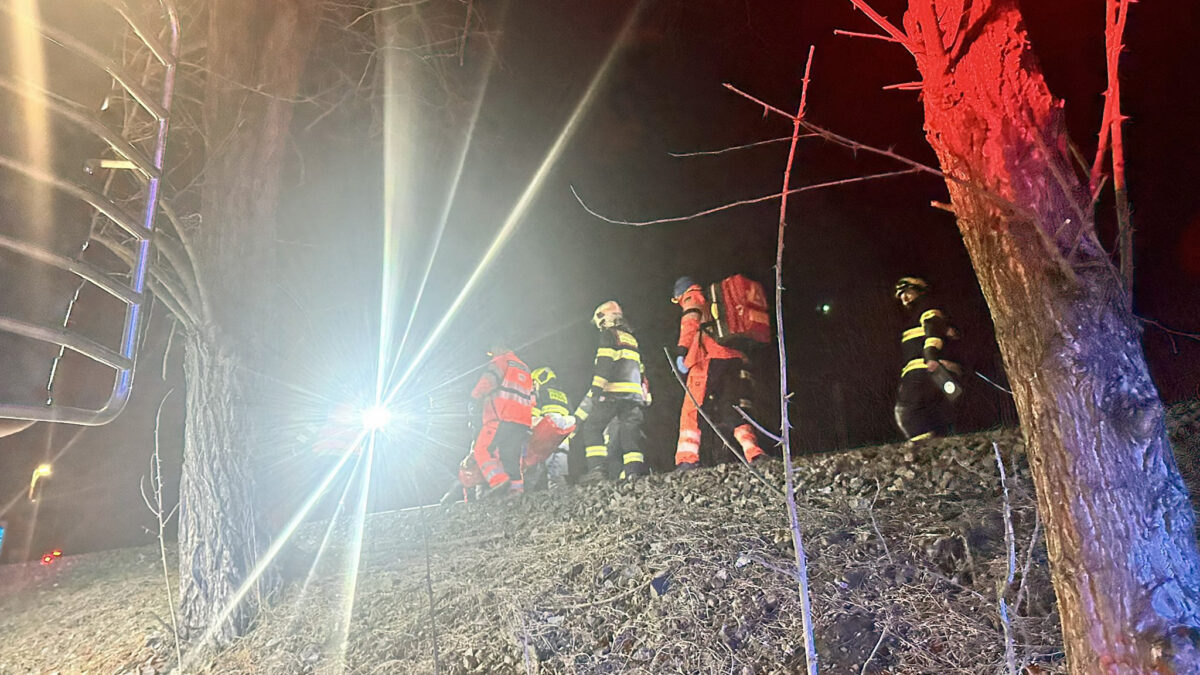 Vlak u Vraného nad Vltavou srazil ženu, přišla o nohu. Foto: ASČR