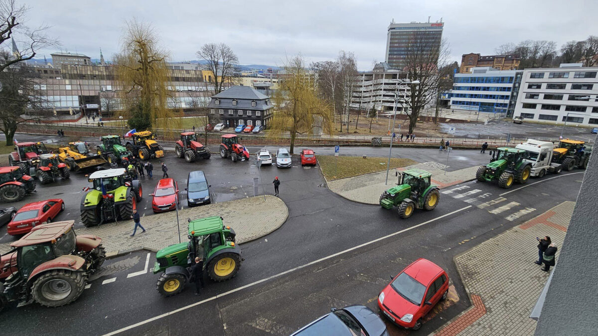 Protest zemědělců. Foto: FB / Martin Haliti