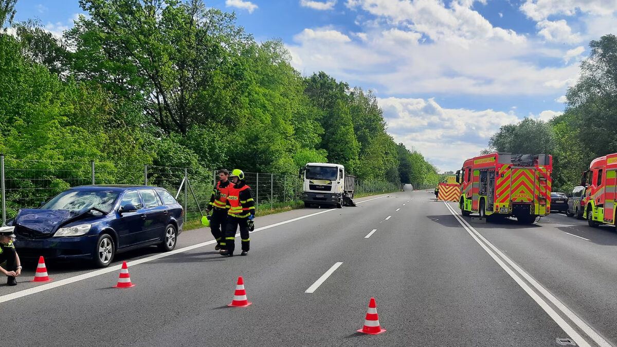 Tragická nehoda motorkáře v Ostravě. Foto: HZS