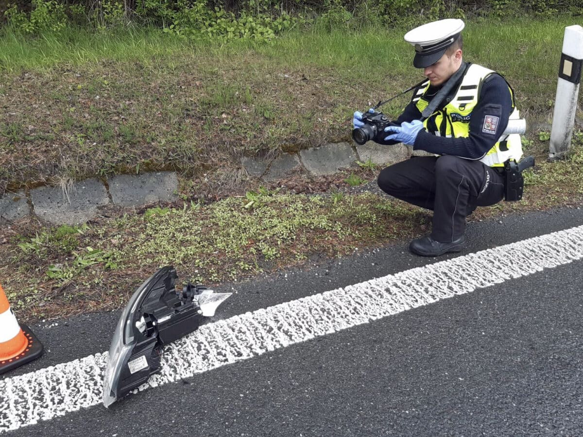 Policie vyšetřuje tragickou nehodu u obce Střílky na Kroměřížsku. Foto: PČR