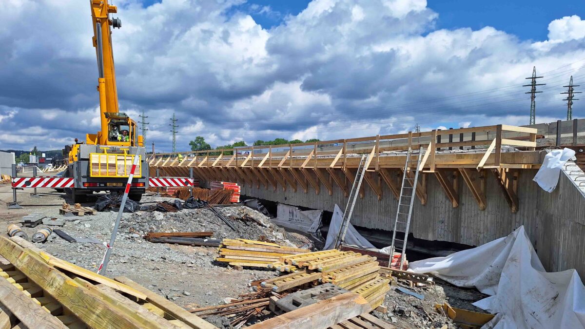 Přestavba křižovatky na D10 u Kosmonos. Zdroj: ŘSD