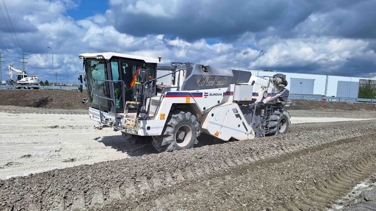 Přestavba křižovatky na D10 u Kosmonos. Zdroj: ŘSD