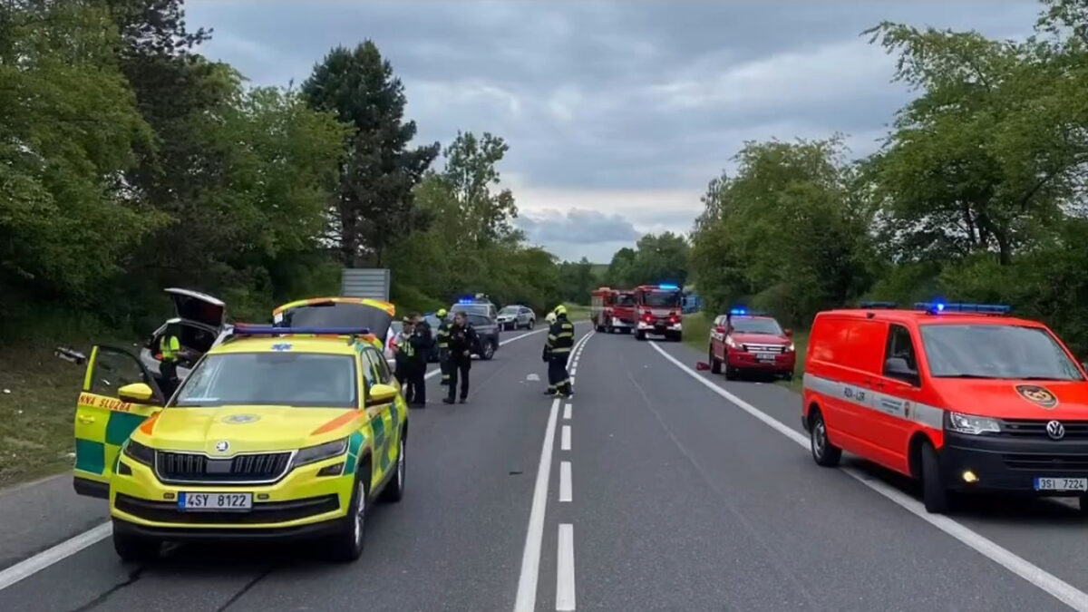 Tragická nehoda na Benešovsku. Foto: ZZS