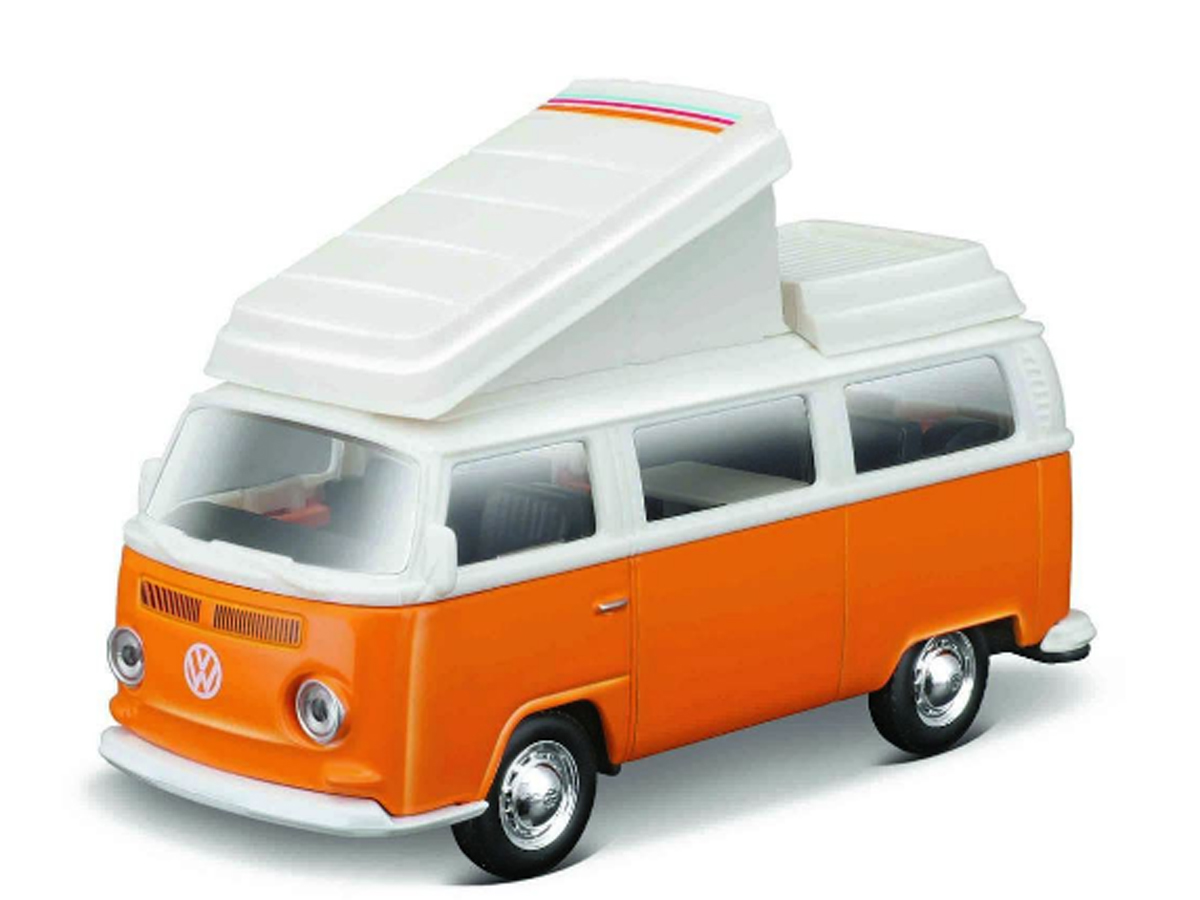 Legendární oranžový Volkswagen van Samba weekends. Zdroj: globalek.cz