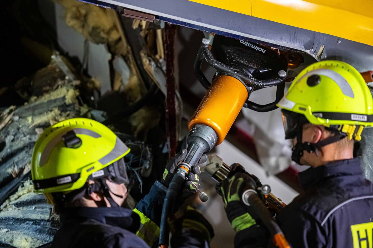 Nehoda vlaku v Pardubicích. Foto: Michal Fanta, HZS