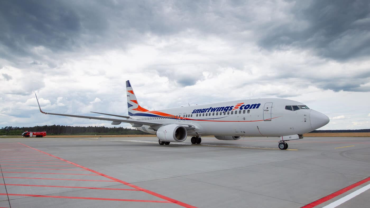 Letadlo letecké společnosti Smartwings. Foto: Smartwings