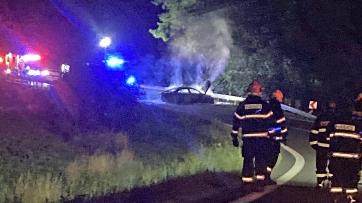 Tragická nehoda mezi Beznem a Mělnickým Vtelnem. Foto: FB