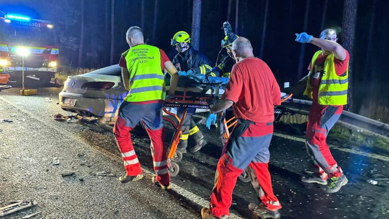 Tragická nehoda u Doks. Foto: ZZS