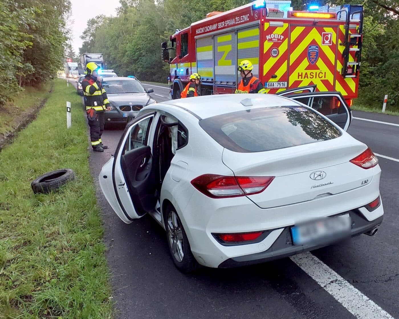 Vážná nehoda u Františkových lázní. Foto: HZS