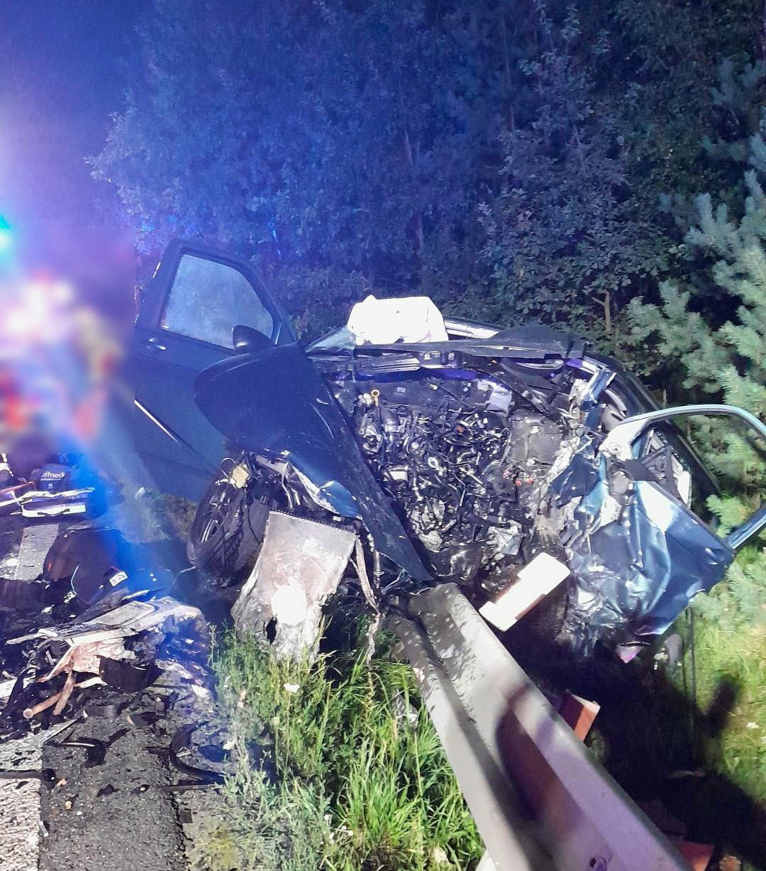 Tragická nehoda u Doks. Foto: ZZS