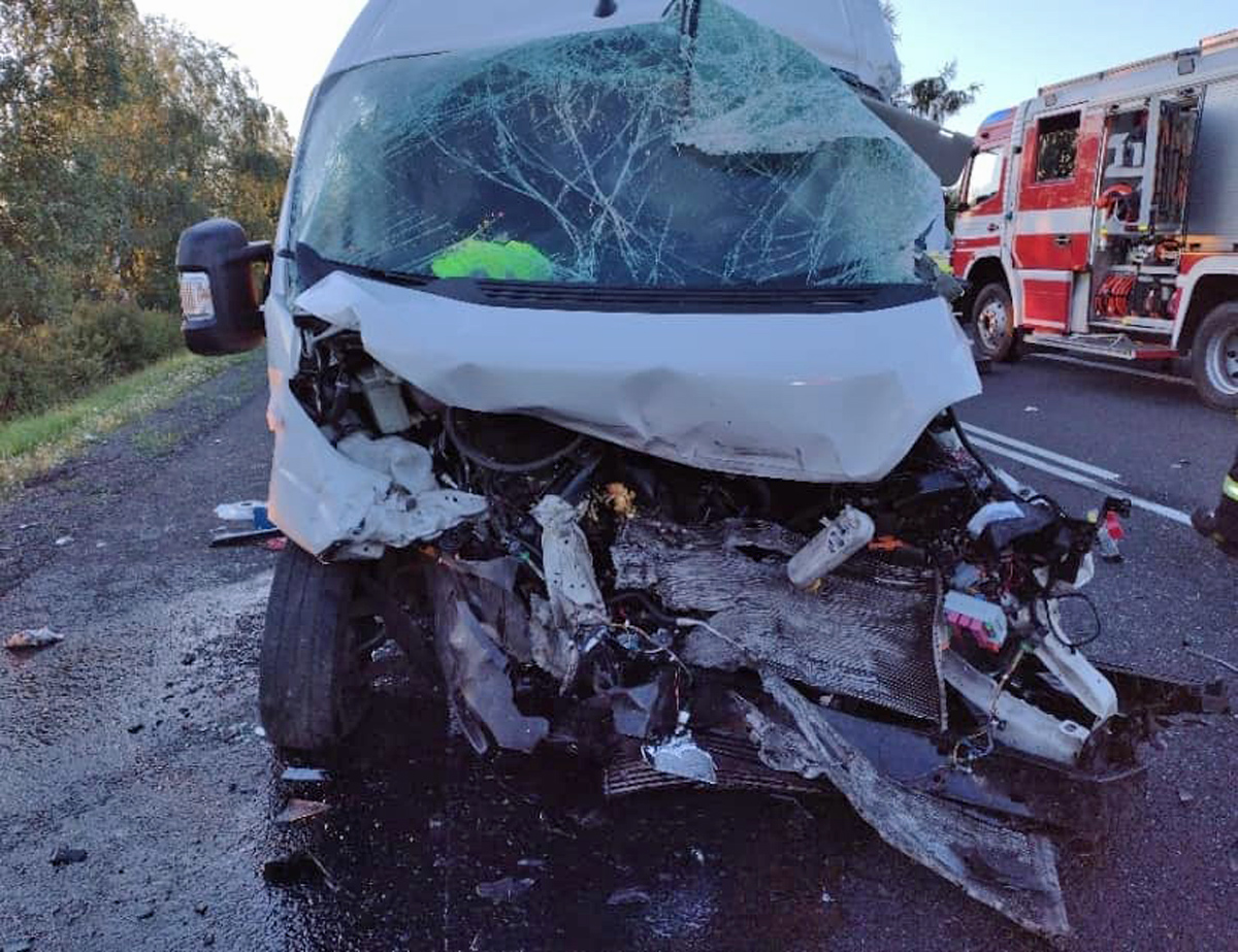 Vážná nehoda u Koclířova. Foto: HZS