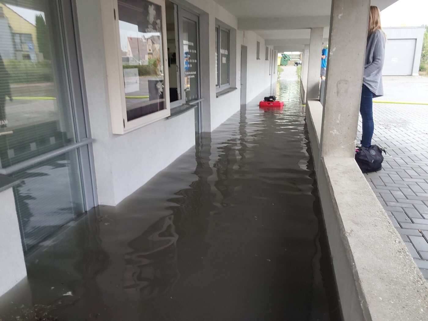 Záplavy na Olomoucku. Foto: HZS