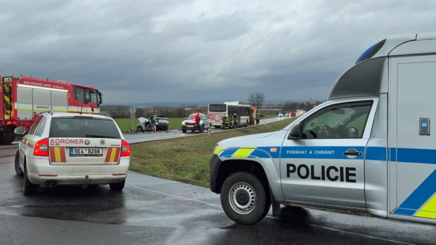 Tragická nehoda u Bořanovic. 