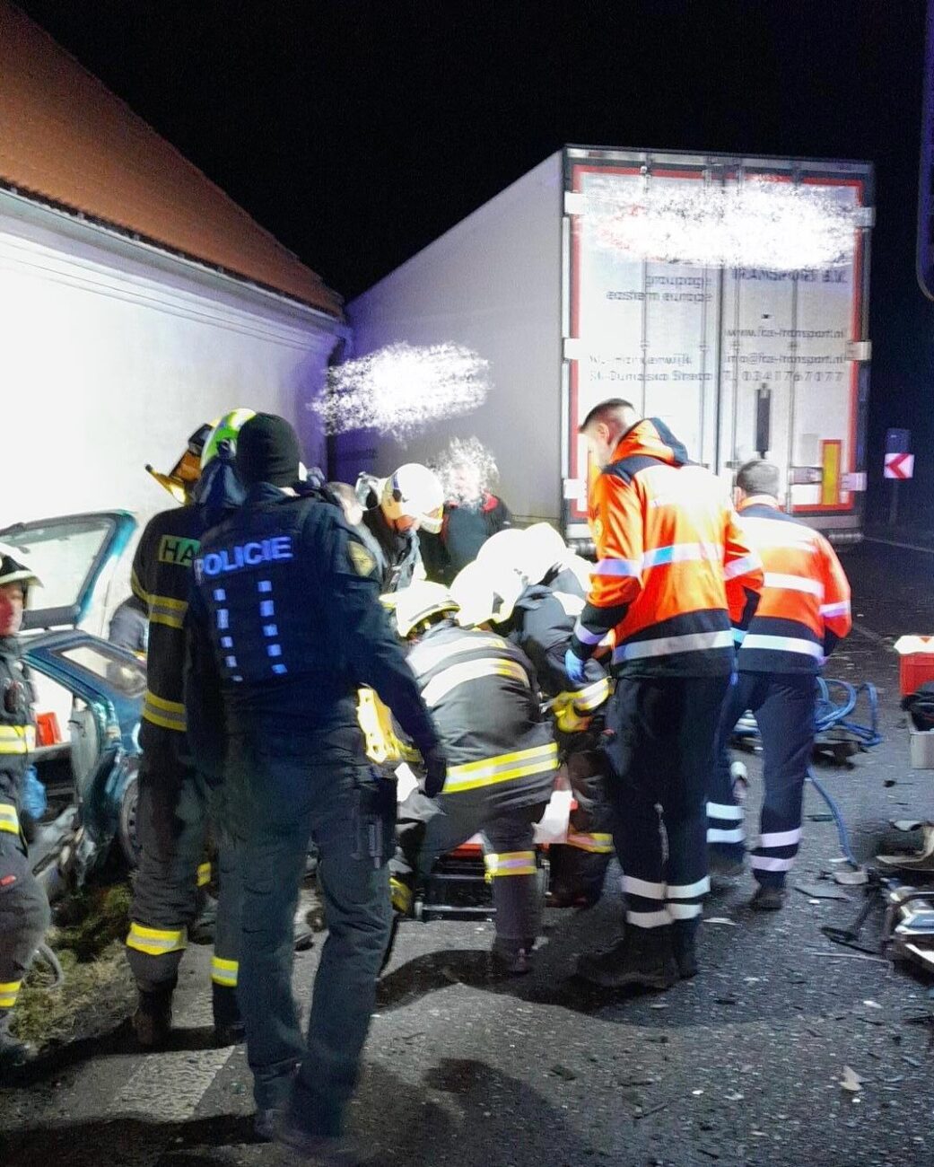 Vážná nehoda u Kutné Hory. Foto: HZS