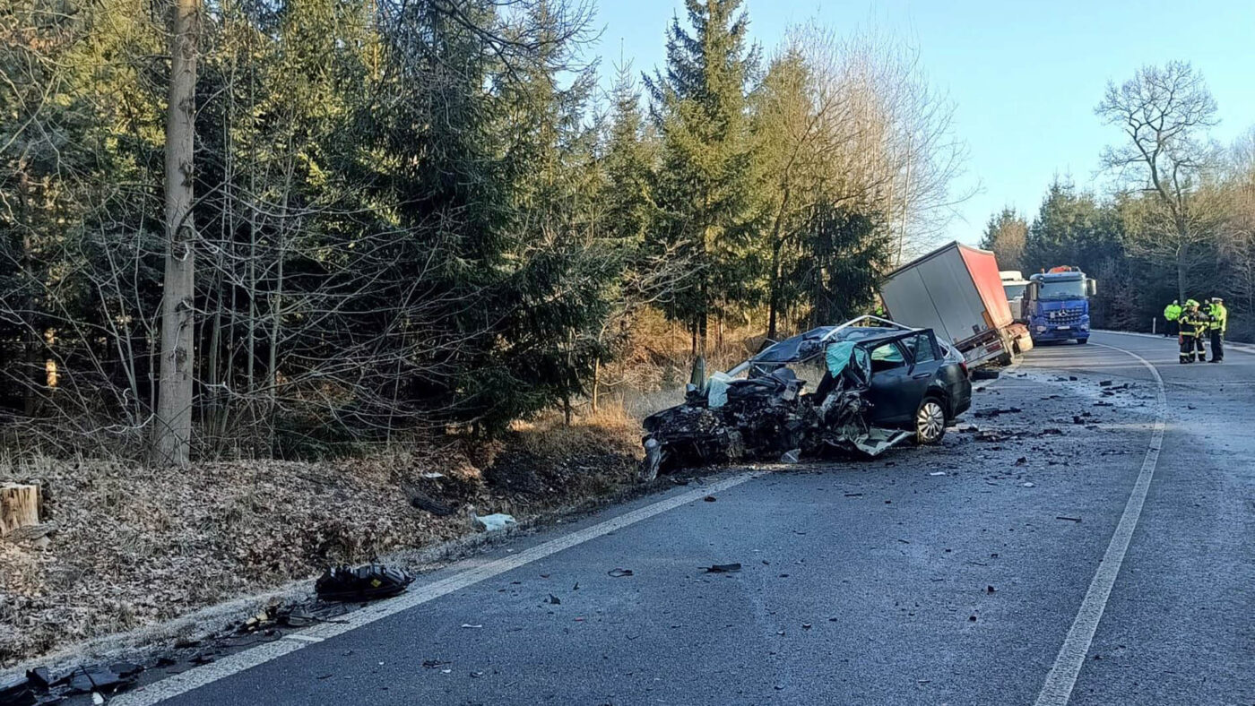 Tragická nehoda nedaleko Kladrub.