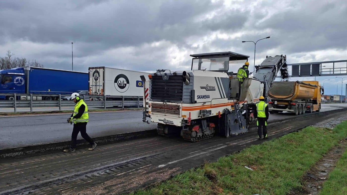Začaly práce na rekonstrukci Pražského okruhu (D0). Foto: ŘSD