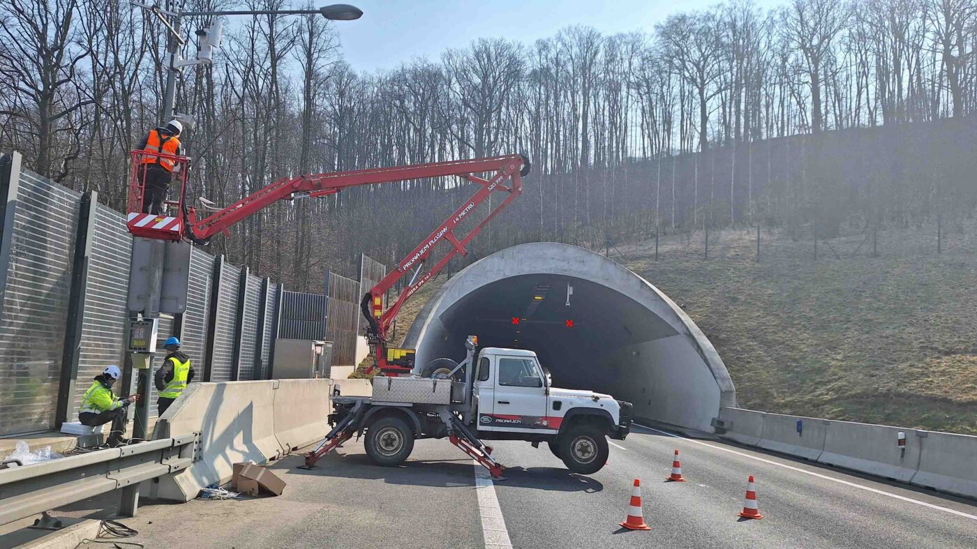 Tunely na dálnici D8 se uzavírají. Zdroj: ŘSD