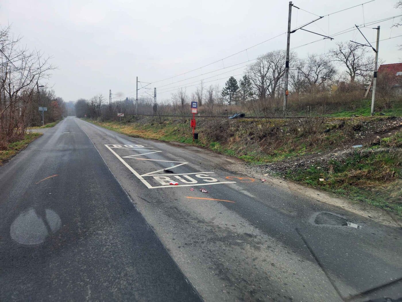 Železniční nehoda v Mělníku. Foto: Doprava Mělník