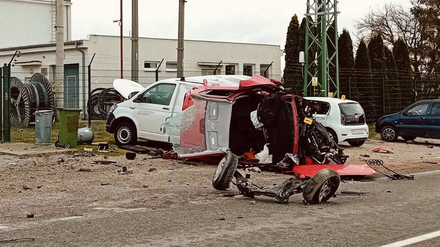 Tragická nehoda v Myjavě. Foto: PSR