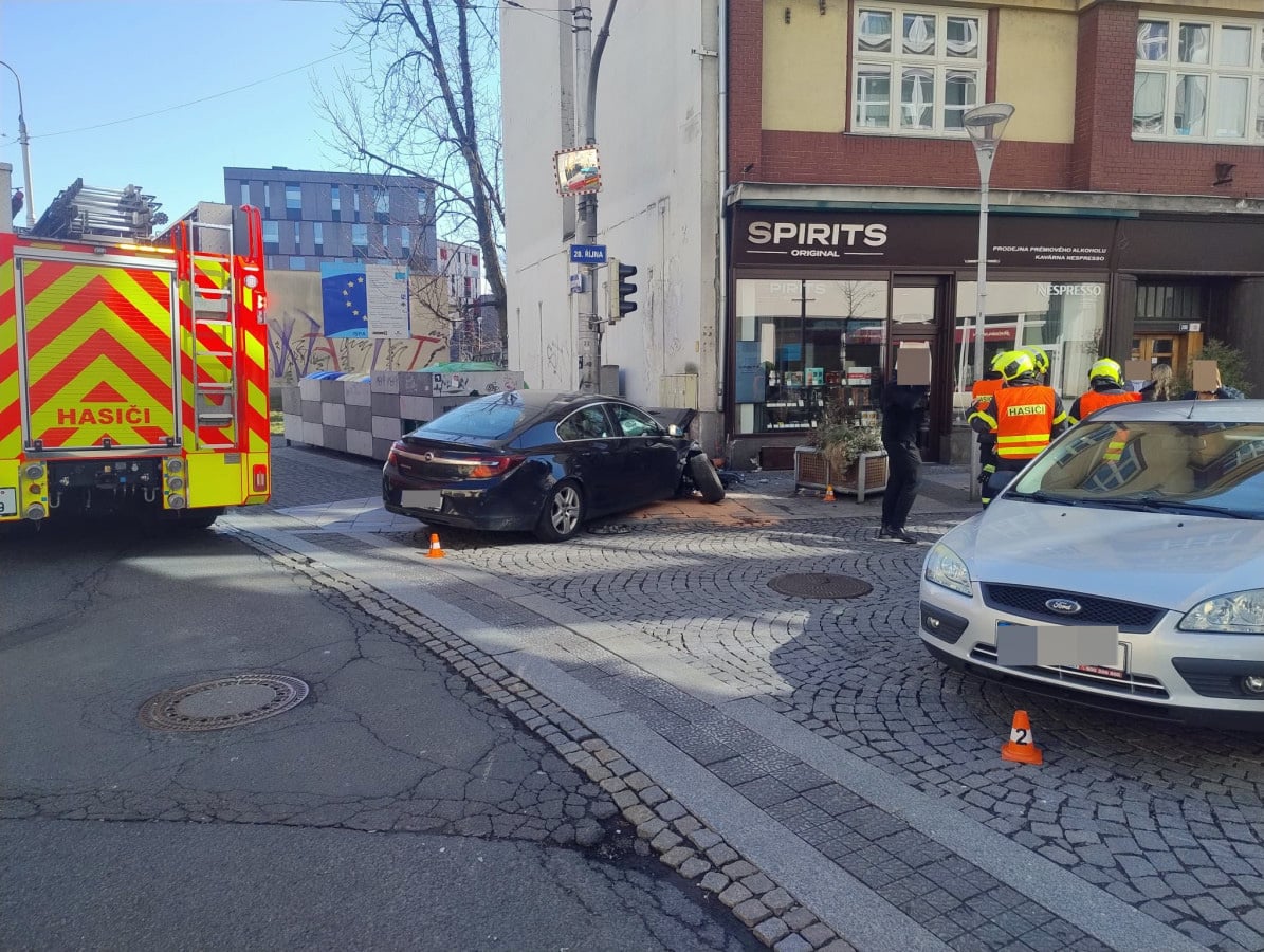 Nehoda v Ostravě. Foto: PČR