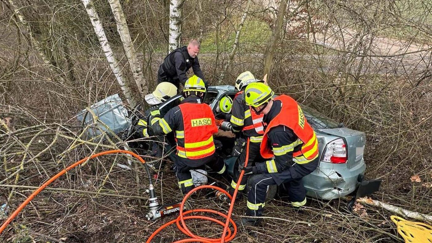 Tragická nehoda v Říčanech. Foto: HZS