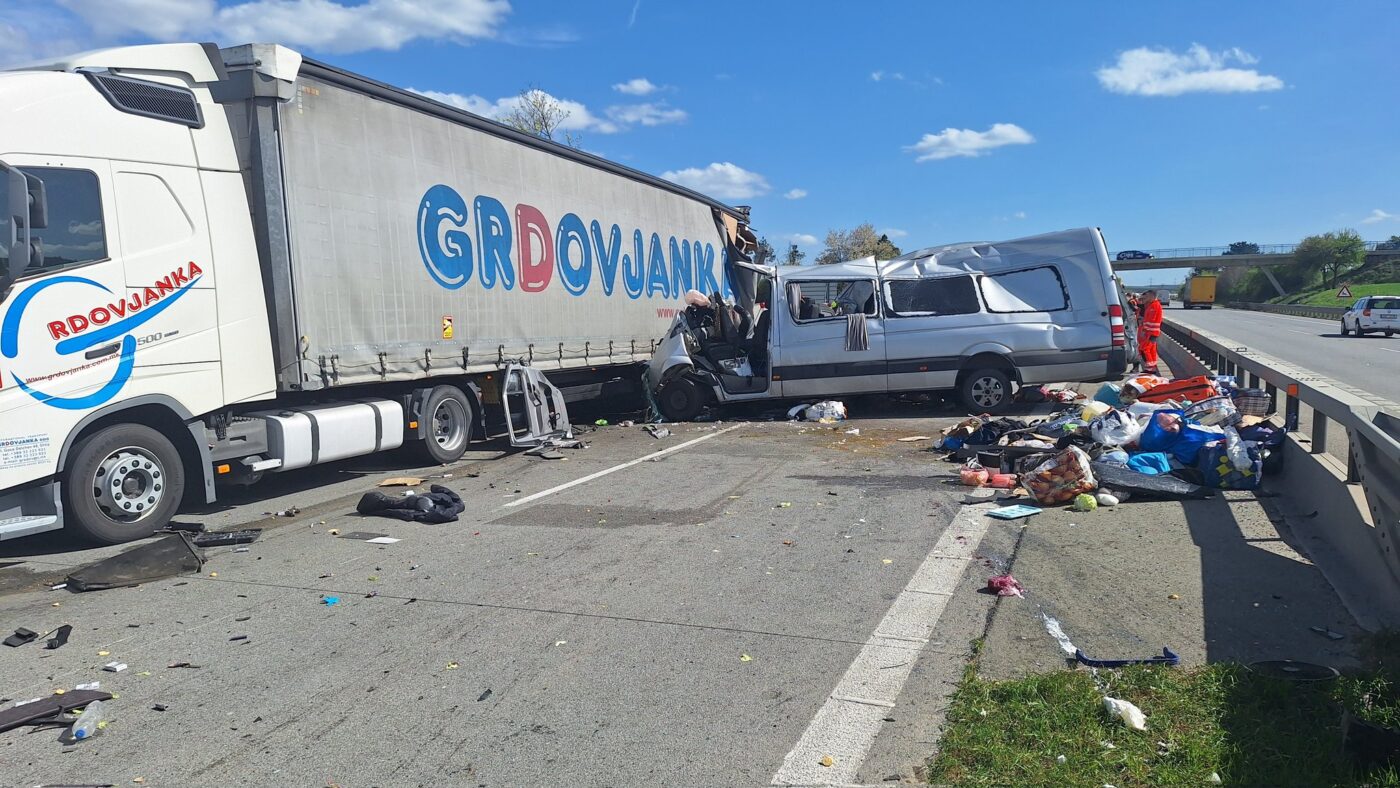 Tragická nehoda na dálnici D2.