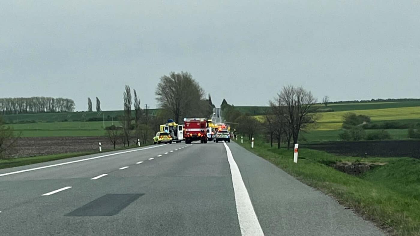 Tragická nehoda u Kolají. Foto: Lucie Marková