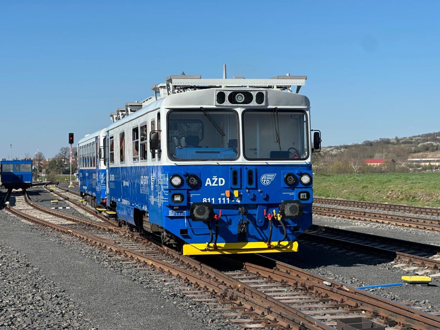 Autonomní vlak bez strojvedoucího vyjel dnes na trať. Foto: Jiří Svoboda