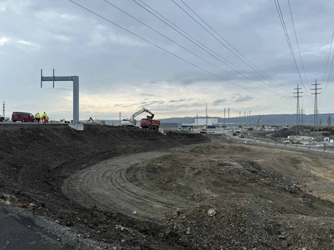 MÚK Kosmonosy bude hotová v druhé polovině května. Foto: ŘSD