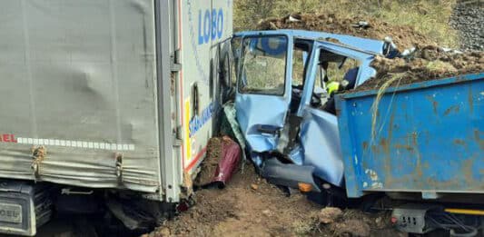 Tragická nehoda na Pražském okruhu u Modletic. Foto: PČR