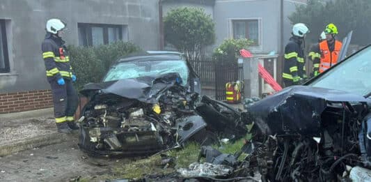 Vážná nehoda v Holohlavech. Foto: ZZS