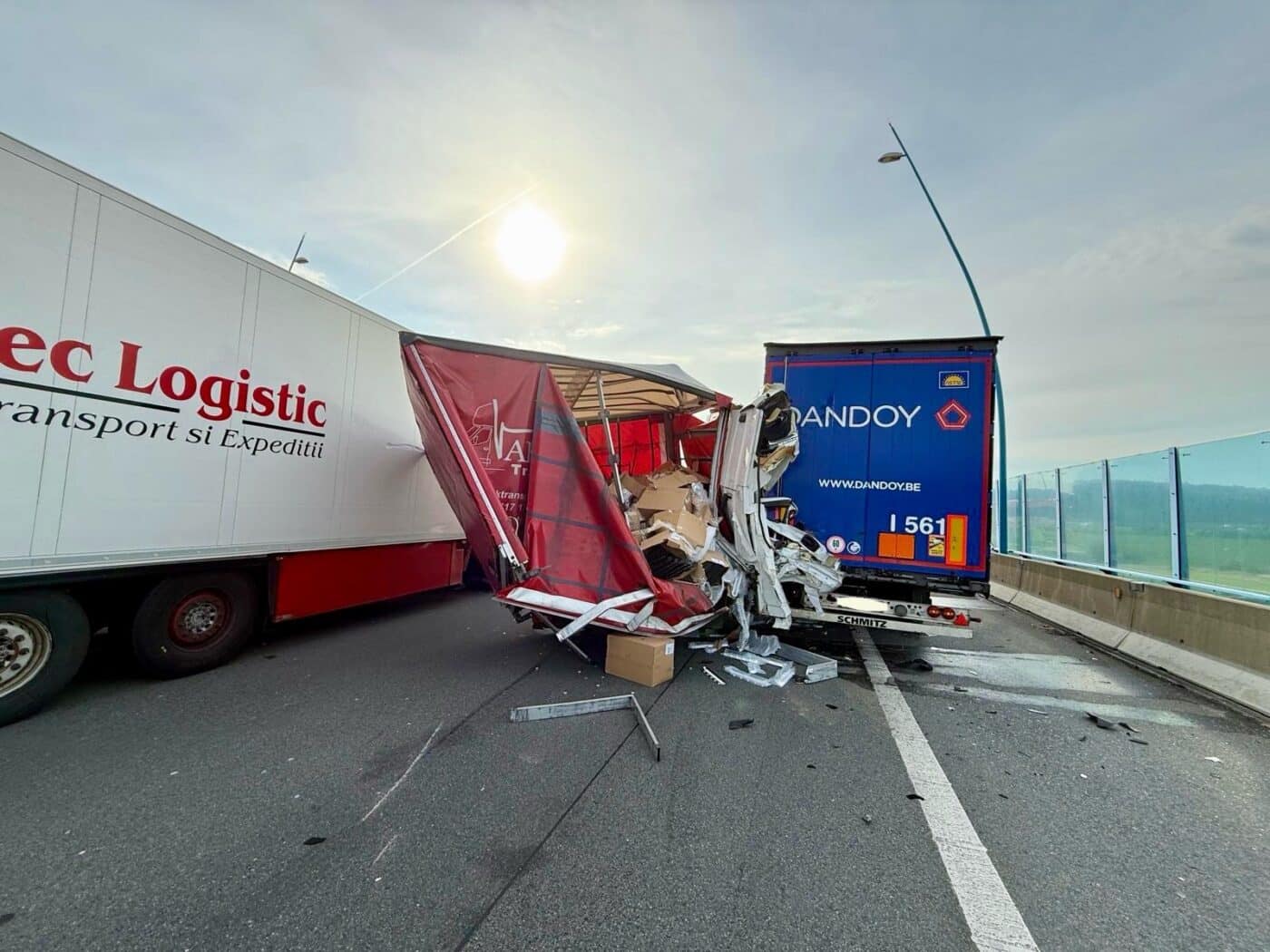 Nehoda na Pražském okruhu u Zbraslavi. Foto: HZS