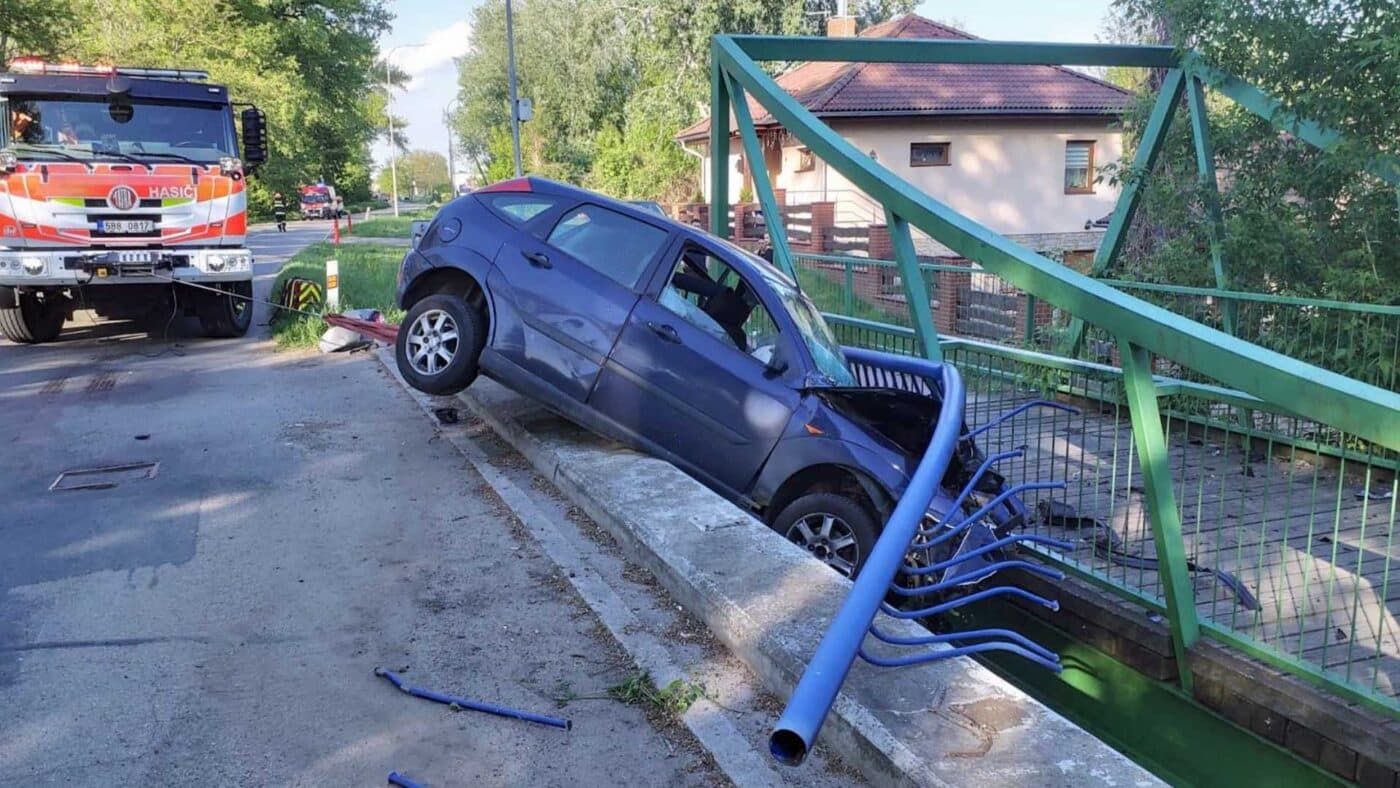 Vážná nehoda na Hodonínsku. Foto: HZS