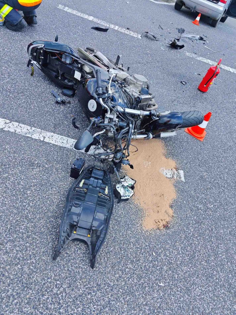 Vážná nehoda u Bělé pod Bezdězem. Foto: HZS